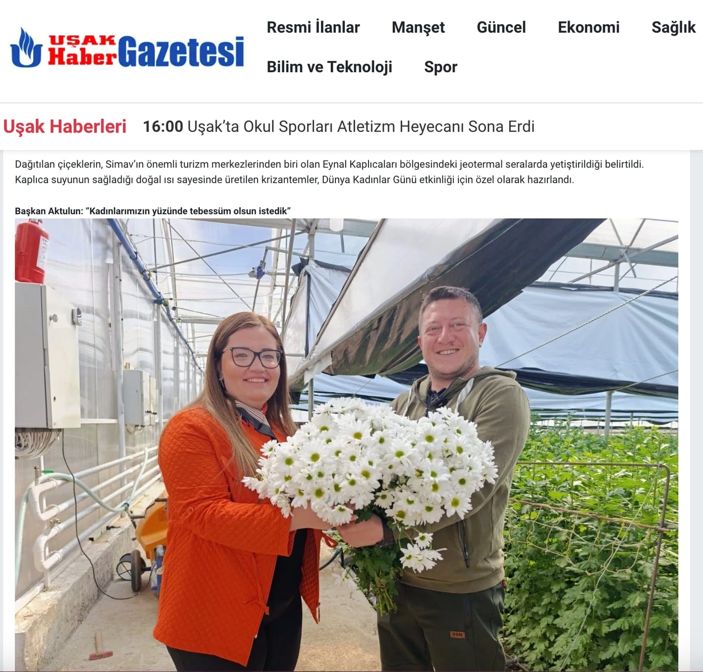 “Kadınlarımızın yüzünde tebessüm olsun istedik”